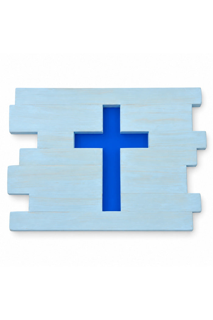 Rustic Wood Cross Decor
