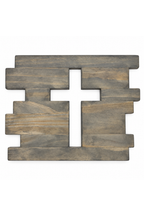 Rustic Wood Cross Decor