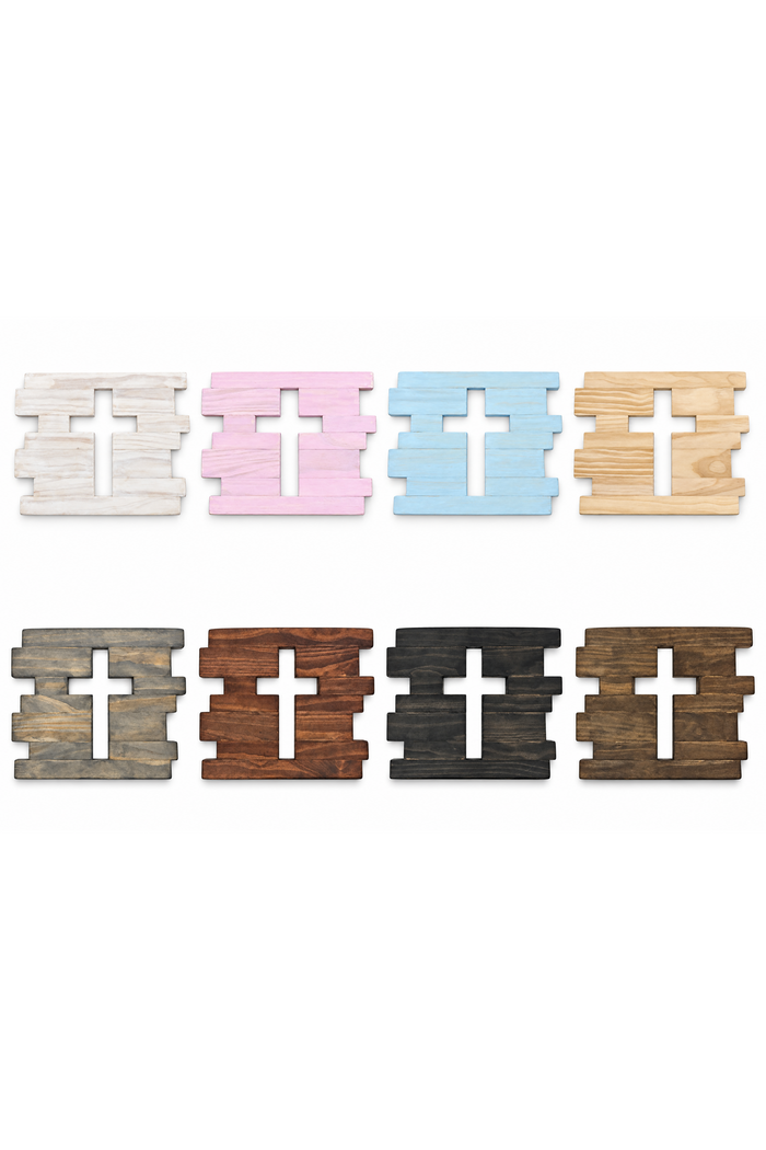 Rustic Wood Cross Decor