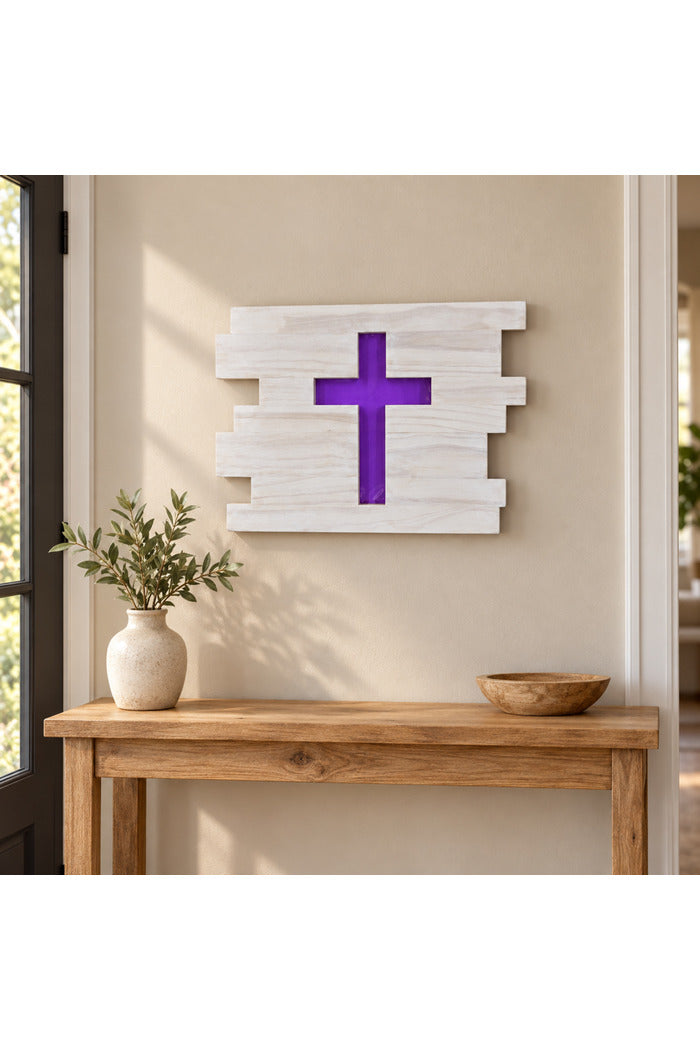 Rustic Wood Cross Decor