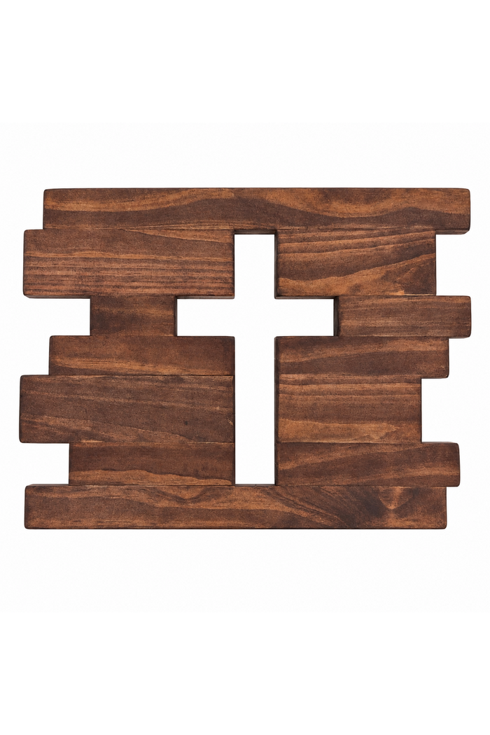 Rustic Wood Cross Decor