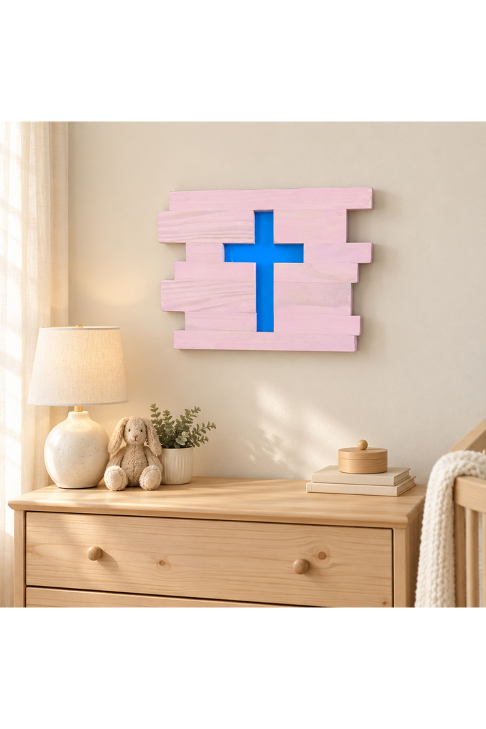 Rustic Wood Cross Decor