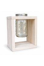 Wooden Mason Jar Flower Vase
