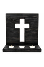 Handcrafted Cross Candle Holder