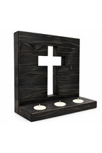 Handcrafted Cross Candle Holder