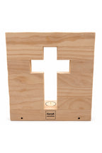 Handcrafted Cross Candle Holder