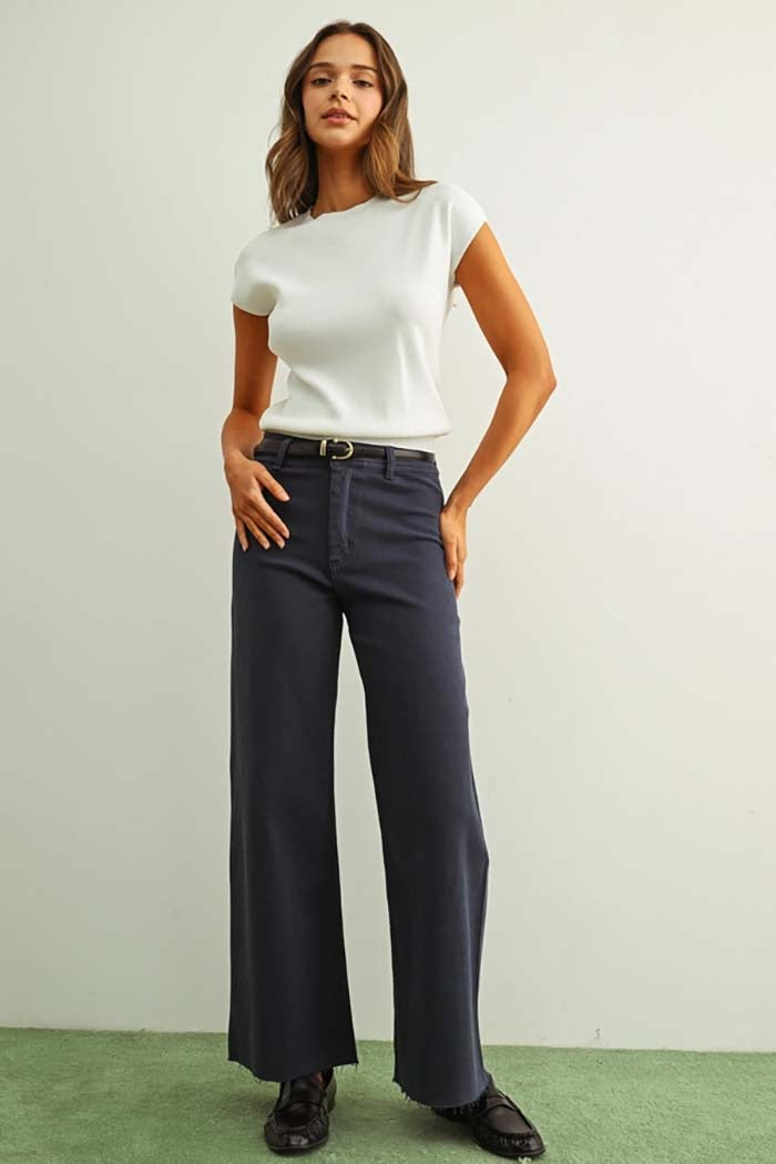 Essential Cap Sleeve Knit Top