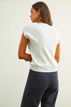 Essential Cap Sleeve Knit Top