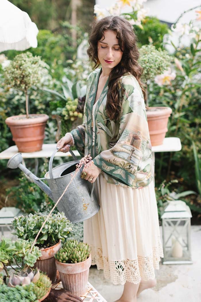 Butterfly Pixie Crop Kimono