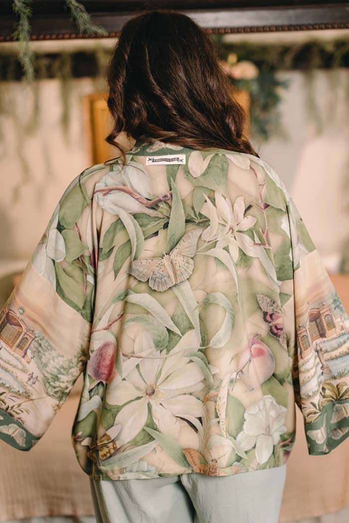 Butterfly Pixie Crop Kimono