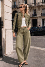 High-Rise Wide Leg Jeans