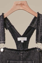 Moon & Star Patchwork Denim Overalls