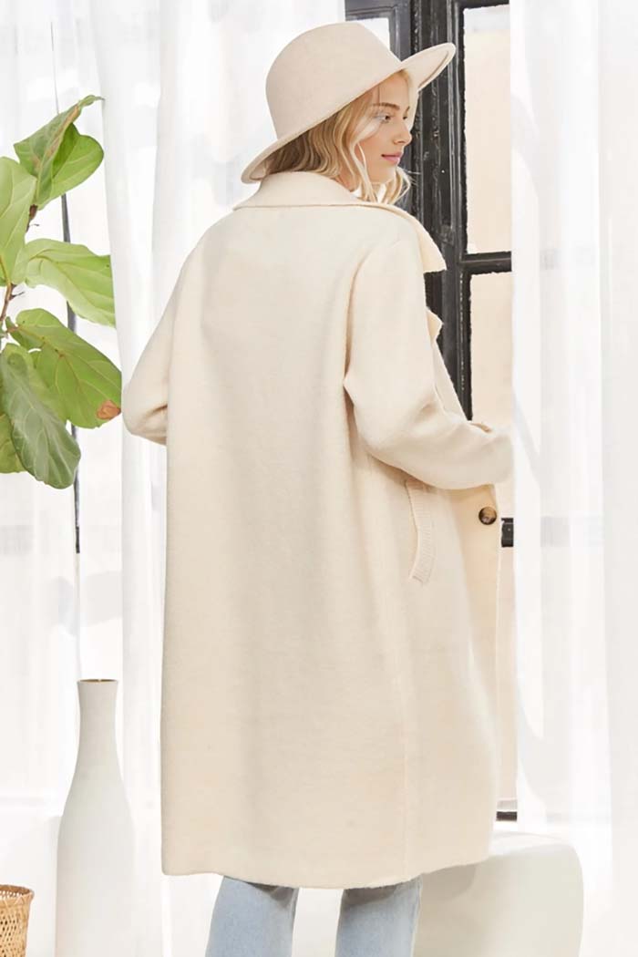 Classic Longline Button Coat
