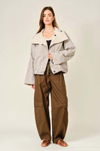 Reversible Check Print Jacket