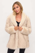 Shaggy Faux Fur Coat