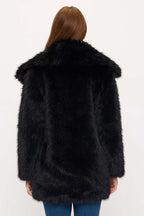 Luxe Cloud Oversized Faux Fur Coat