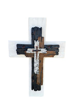 Layered Rustic Wooden Wall Cross