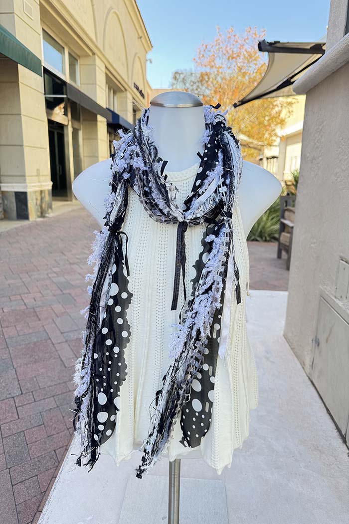 One-of-a-Kind Boho Fringe Scarf
