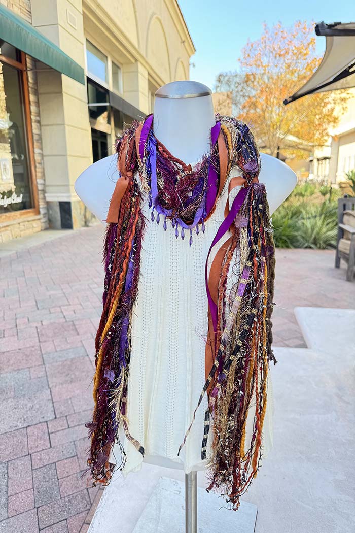 One-of-a-Kind Boho Fringe Scarf