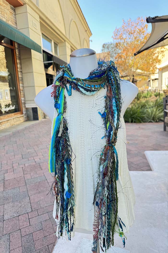 One-of-a-Kind Boho Fringe Scarf