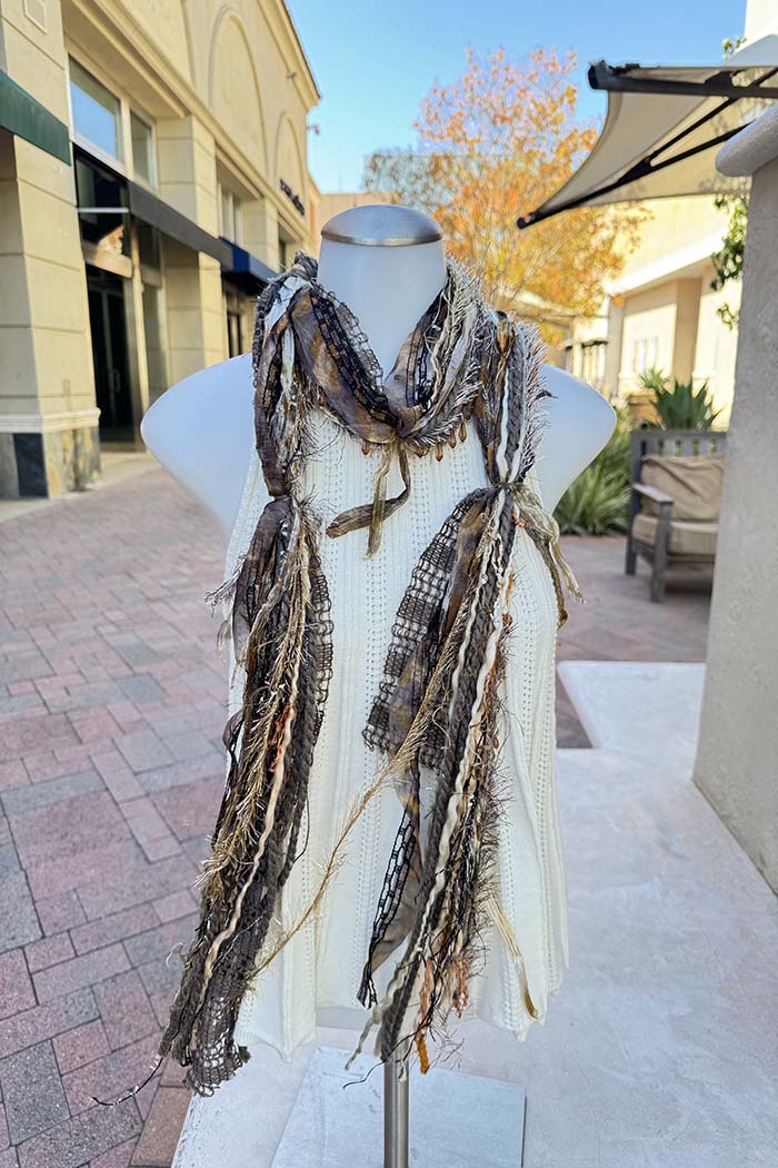 One-of-a-Kind Boho Fringe Scarf