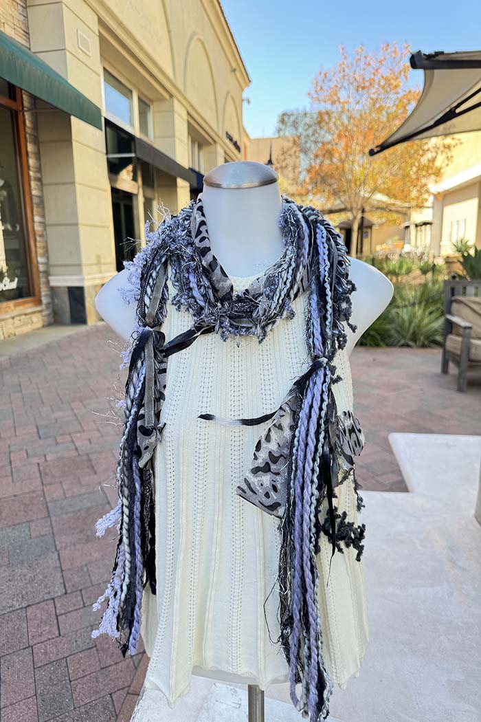 One-of-a-Kind Boho Fringe Scarf