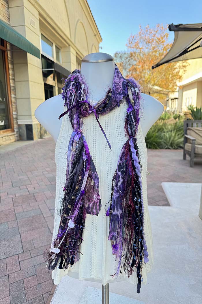 One-of-a-Kind Boho Fringe Scarf