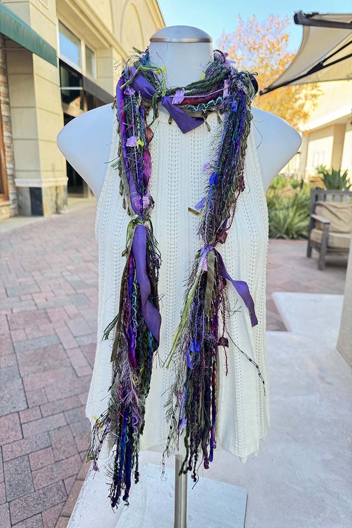 One-of-a-Kind Boho Fringe Scarf