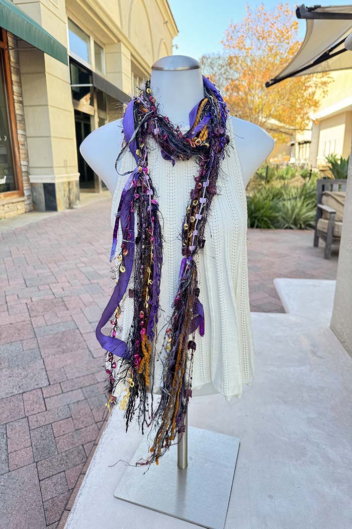 One-of-a-Kind Boho Fringe Scarf