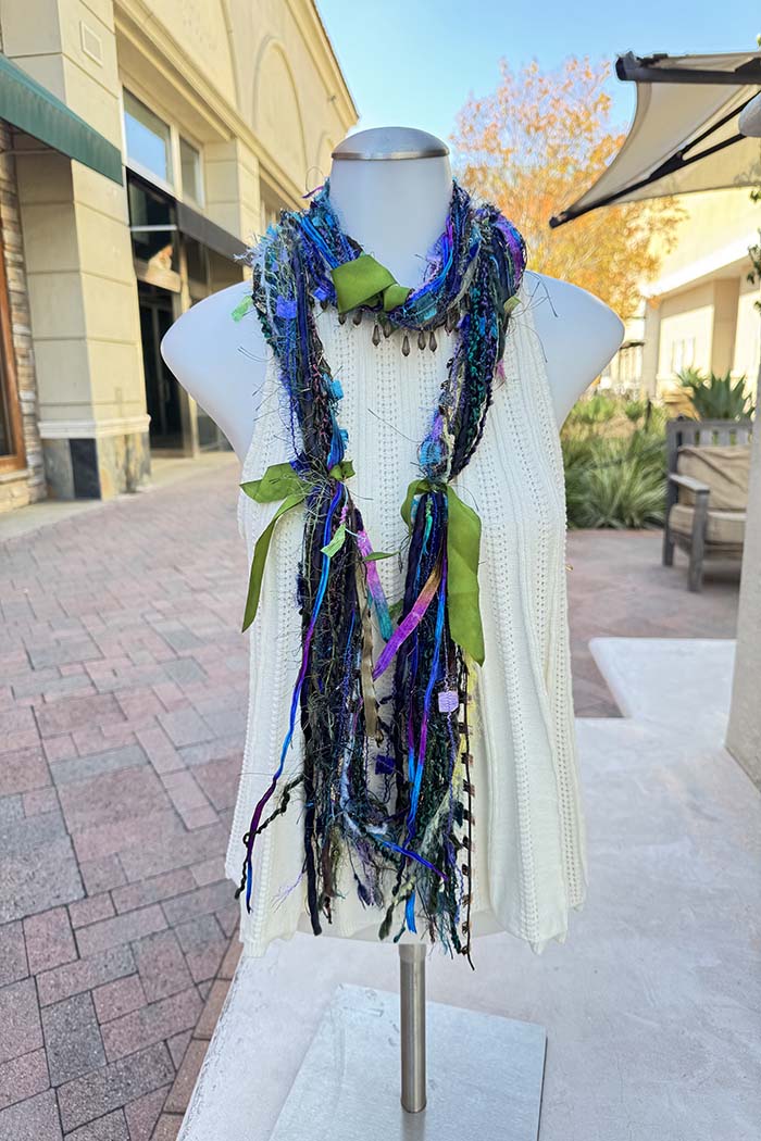 One-of-a-Kind Boho Fringe Scarf