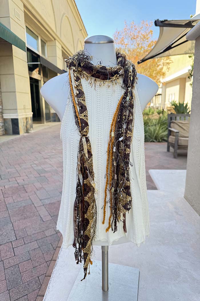 One-of-a-Kind Boho Fringe Scarf