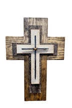 Layered Farmhouse Cross Decor