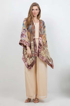 Short Butterfly Art Silk Jacket