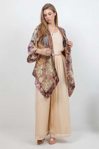 Short Butterfly Art Silk Jacket