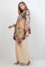 Short Butterfly Art Silk Jacket