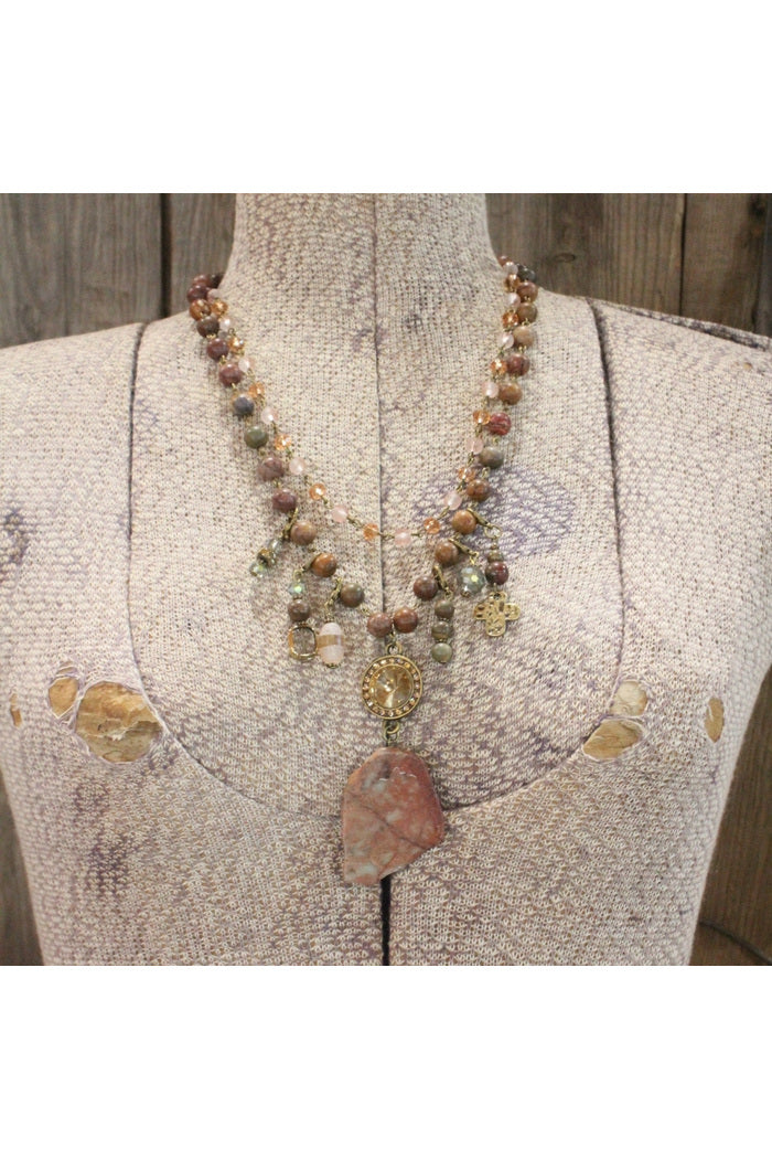 Rusty Layered Necklace